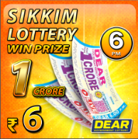 Dear Sikkim Lottery 6PM