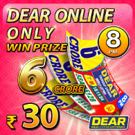 Dear Lottery Online Only 8PM